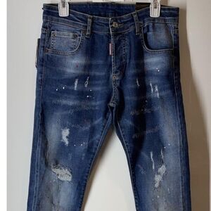 DSquared2 Distressed Blue Jeans - Vintage / Italian Sz 44